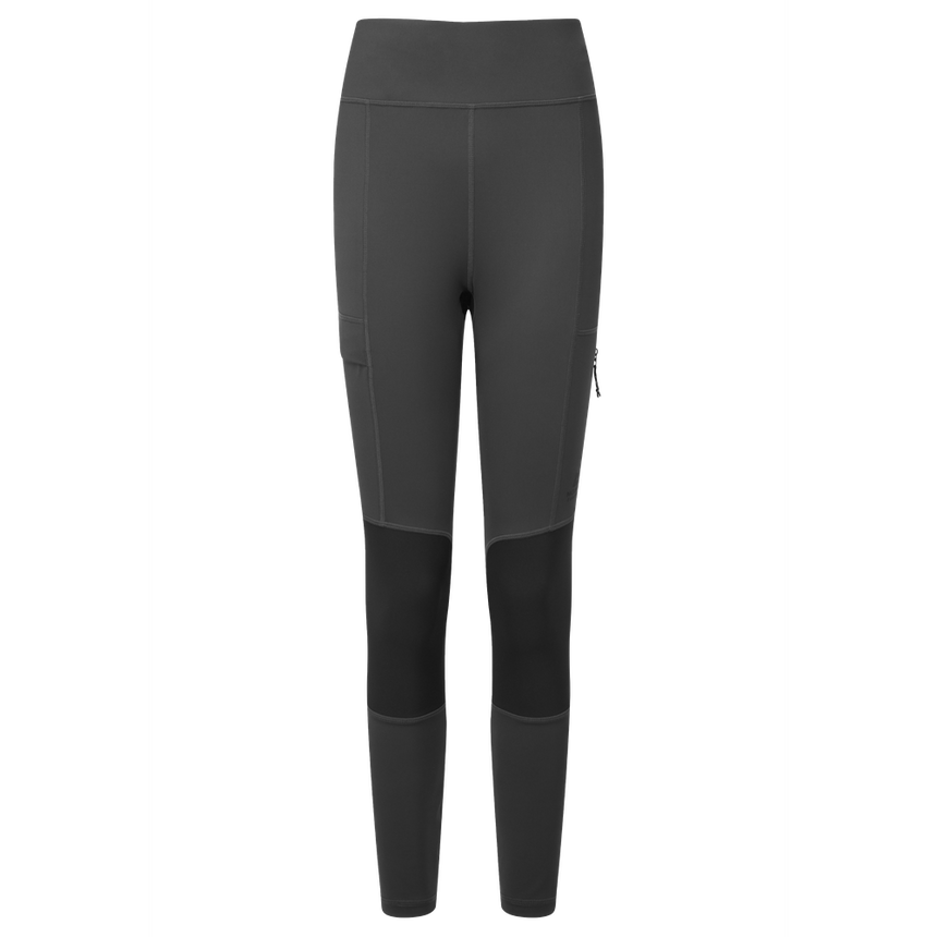 Mountain Equipment Turas Women's Legging Outdoor Action Phantom/Black- Front