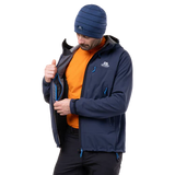 Mountain Equipment Vulcan Men's Jacket Outdoor Action Cosmos- Inner Zipped Security Pocket