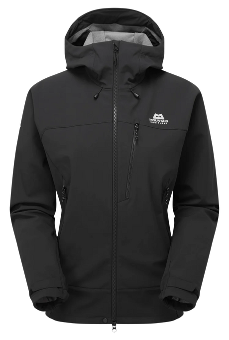 Mountain Equipment Vulcan Women's Jacket Outdoor Action Black- Front