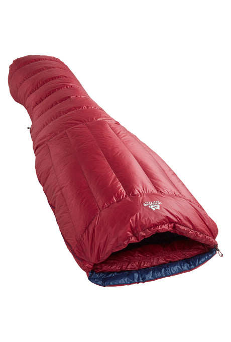 Mountain Equipment Xenith I (5°C) Outdoor Action Merlot- Slanted Full Length