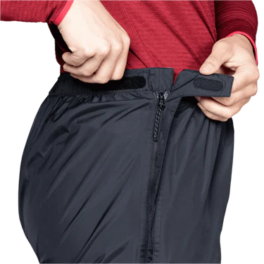 Mountain Equipment Zeno FZ Women's Pant Outdoor Action Black- Full length 2-way YKK® Side Zips