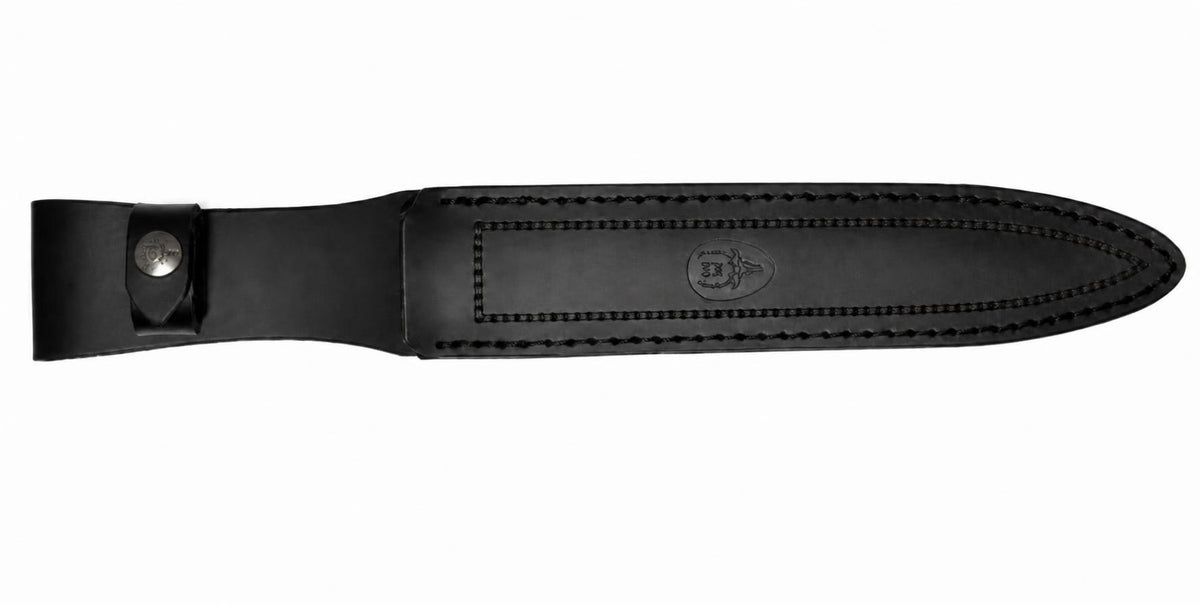 Muela Scorpion 26 Leather Sheath Black Front