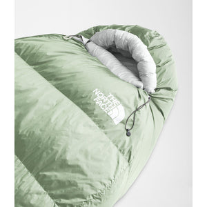 the North Face Green Kazoo Sleeping Bag close up