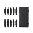 Nextool AS2 Bit Kit - 10 Double-Sided S2 Steel Bits in PP Storage Case, 57g