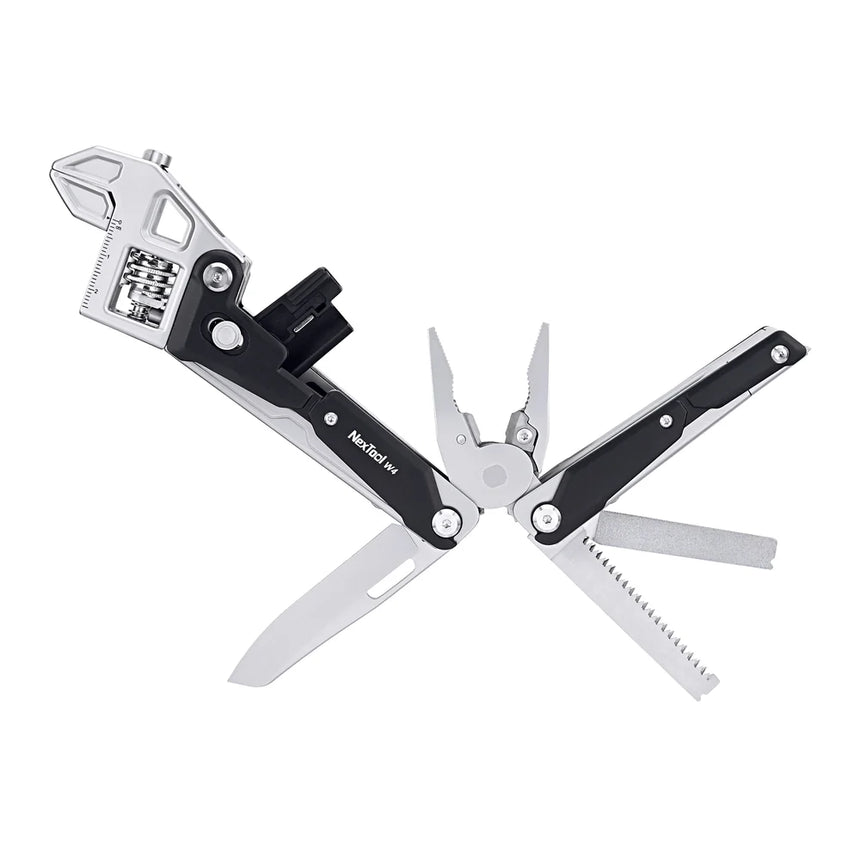 Nextool Adjustable Wrench W4 11 Tools - Wrench, Pliers, Screwdrivers, Cutters, Saw & More