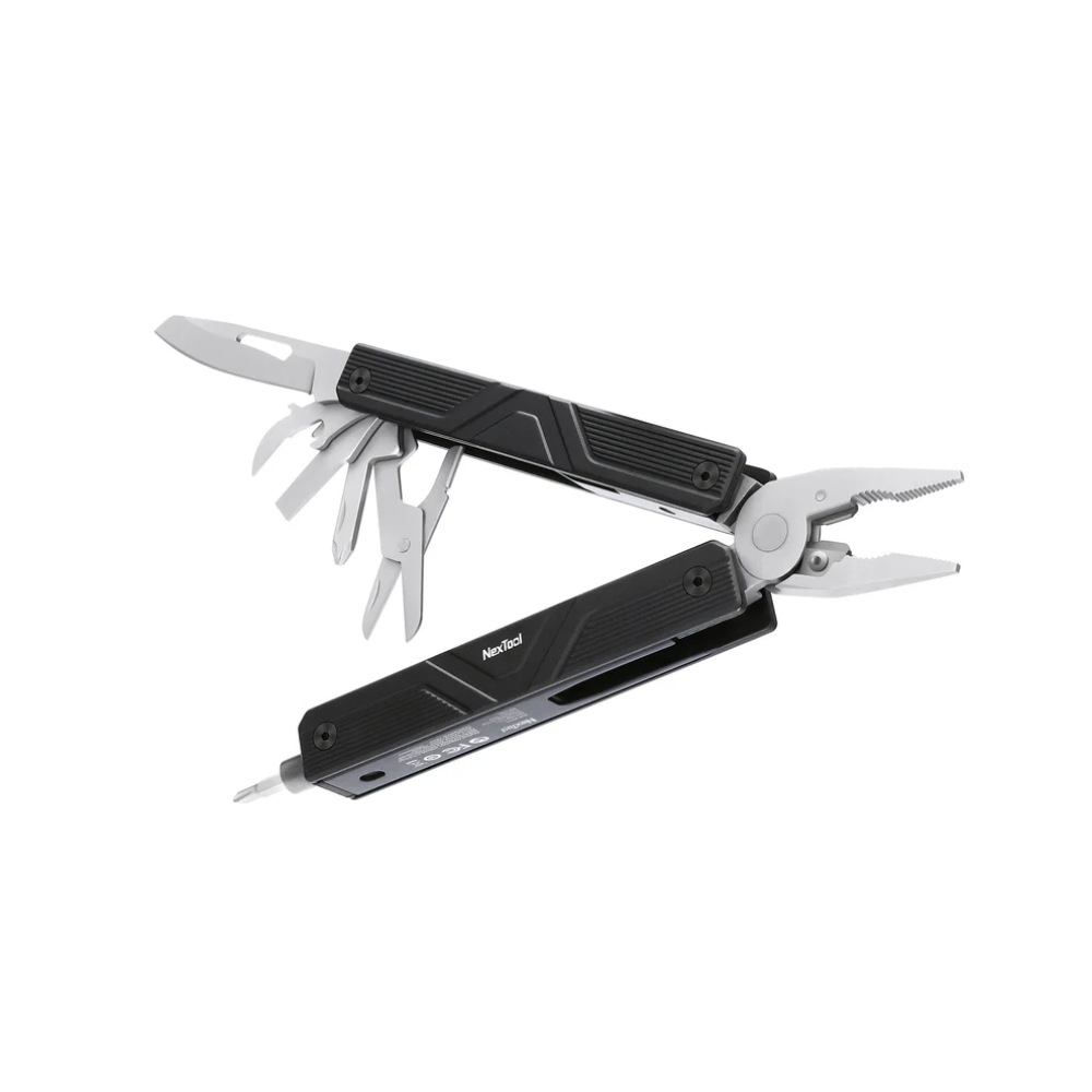 Nextool Gemini Multitool Open - 180.5mm Extended Length with 13 Essential Functions