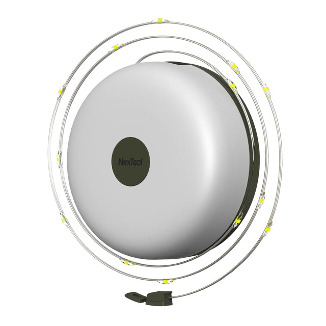 Nextool Milky Way Camping Lamp GW20 - 200 Lumens with 20m String Light and Hand Crank Reel, 306g