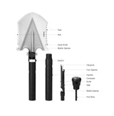 Nextool Multi Functional Shovel Small Specifications - Complete 10-in-1 Tool with All Features and Dimensions