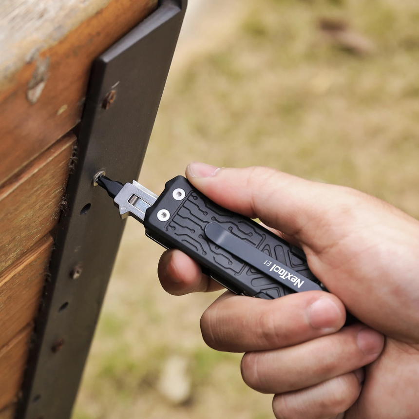 Nextool Pocket Tool E1 Compact Design - 79mm Closed Length for Everyday Carry