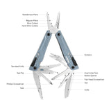 NextoolNextool Sailor Pro 20-in-1 Multitool - Safety Lock System, Gunmetal Aluminium, 252gOutdoor Action