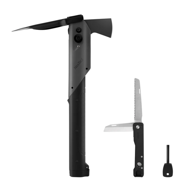 Nextool Thunder 7-in-1 Multitool - Compact 700g Design with Shovel, Axe, Hammer & Rotating Lock