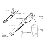 Nextool Thunder Complete Tool Set - 7-in-1 Multitool Perfect for Survival and Outdoor Needs
