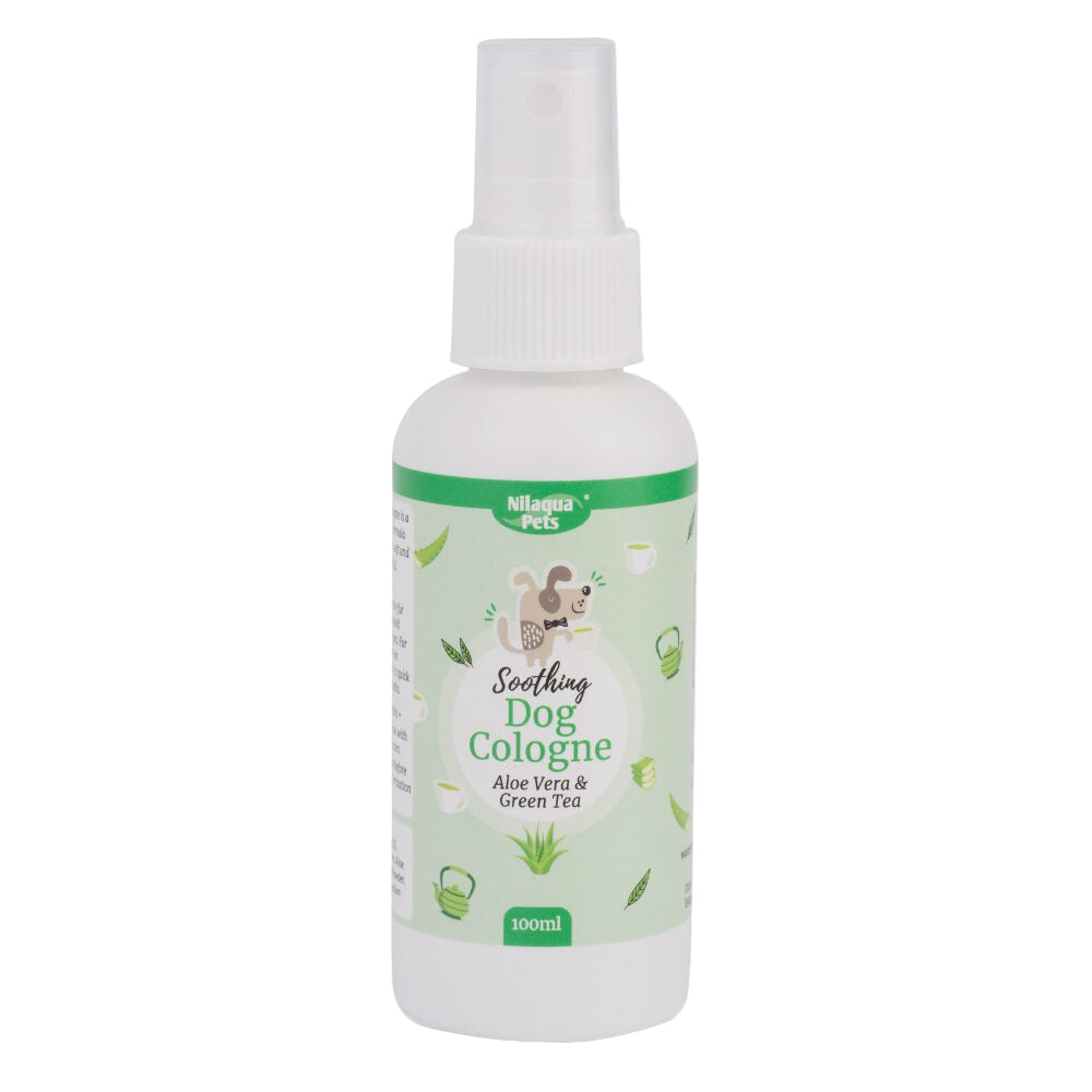 Nilaqua Pets Aloe Vera & Green Tea Dog Cologne Outdoor Action