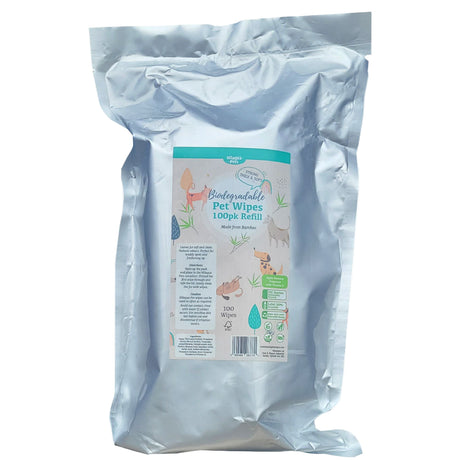 Nilaqua PetsNilaqua Pets Eco Refill – Biodegradable Pet Wipes 100pkOutdoor Action