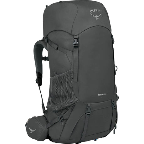 Osprey Renn 65 Women's Backpack Dark Charcoal/Gray Wolf Front Angle