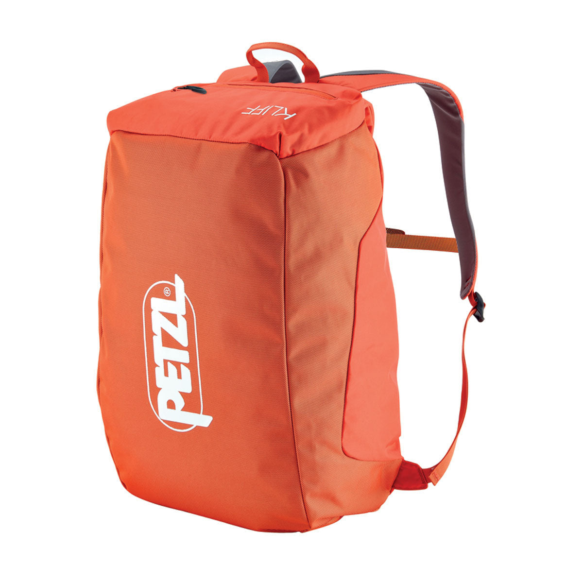 Petzl Kliff Rope Bag Outdoor Action Red - Front View