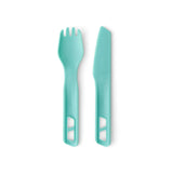 Sea to Summit Passage Cutlery Set- 2 Piece Outdoor Action Aqua Sea- Product Overview