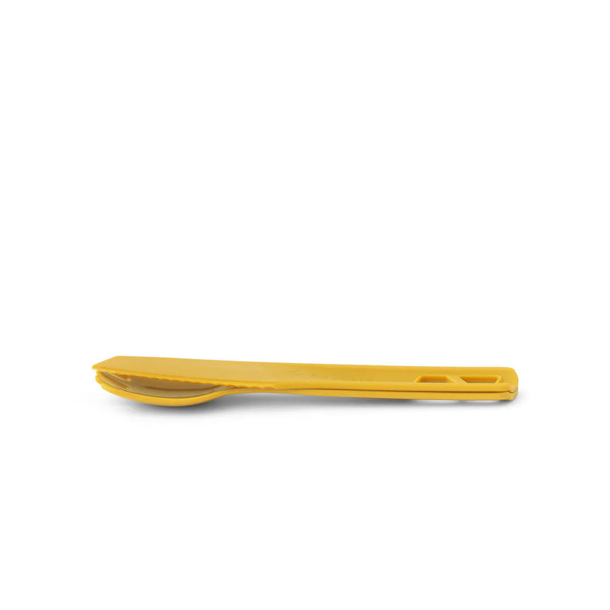 Sea to Summit Passage Cutlery Set- 2 Piece Outdoor Action Arrowwood Yellow- side