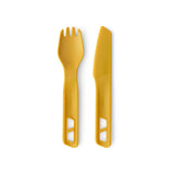 Sea to Summit Passage Cutlery Set- 2 Piece Outdoor Action Arrowwood Yellow- Product Overview