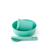 Sea to Summit Passage Dinnerware Set- 6 Piece Outdoor Action Aqua Sea- Product Overview