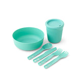 Sea to Summit Passage Dinnerware Set- 6 Piece Outdoor Action Aqua Sea- Product Overview