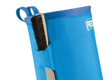 Petxl Bandi Chalk Bag Bright Blue - Close Up of Brush Holder