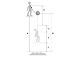 Petzl Absorbica®-Y MGO Dual Lanyard 150 Flex - Product in Use Diagram