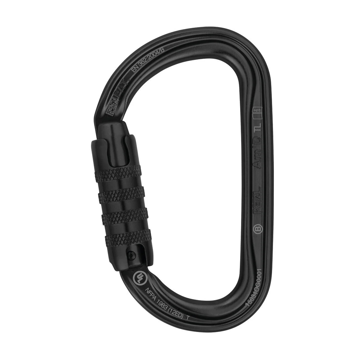 Petzl Am’D Aluminium Carabiner Triact-Lock Black - Product Overview