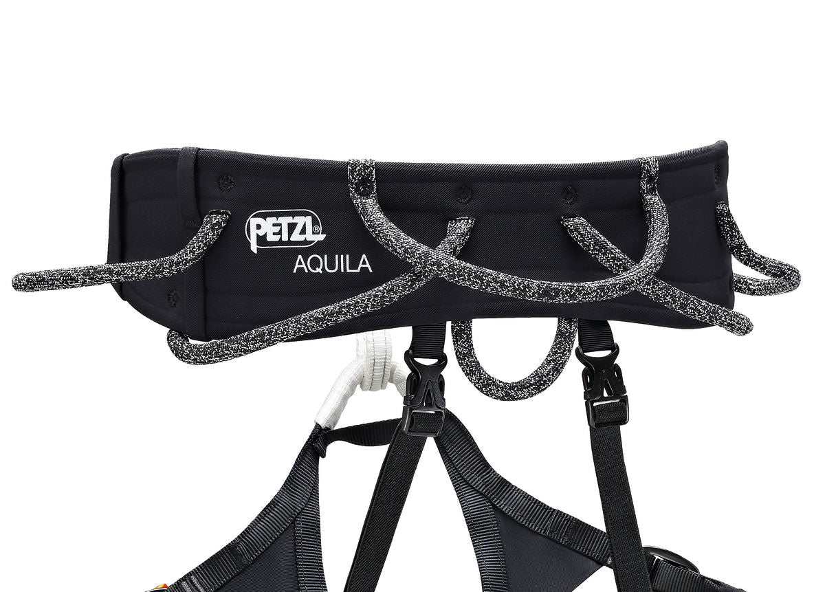 Petzl Aquila Harness Black - Back Straps