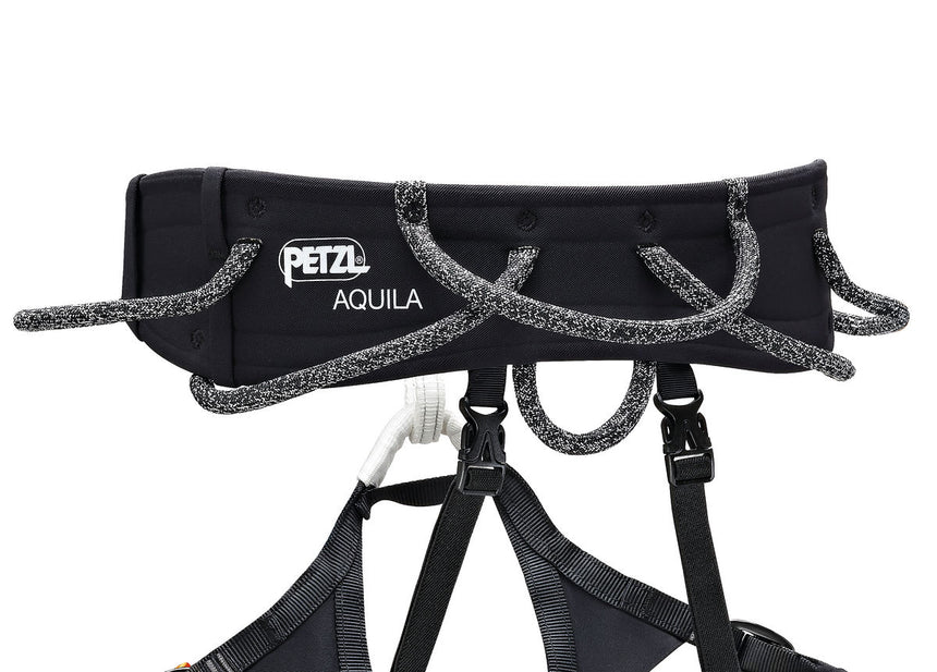 Petzl Aquila Harness Black - Back Straps