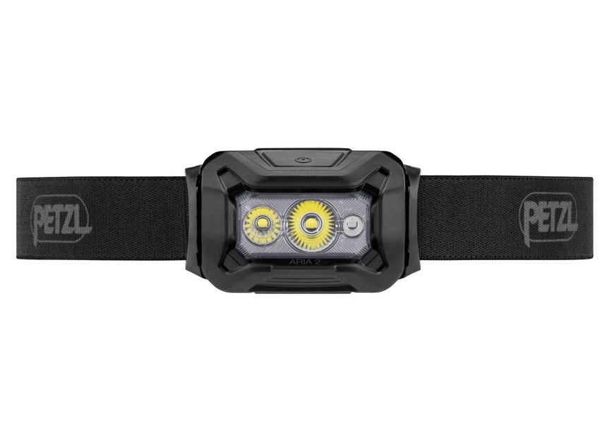 Petzl Aria 2 RGB Waterproof Headlamp Black - Front