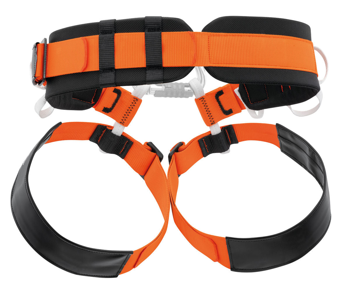 Petzl Aven Harness Orange/Black - Back