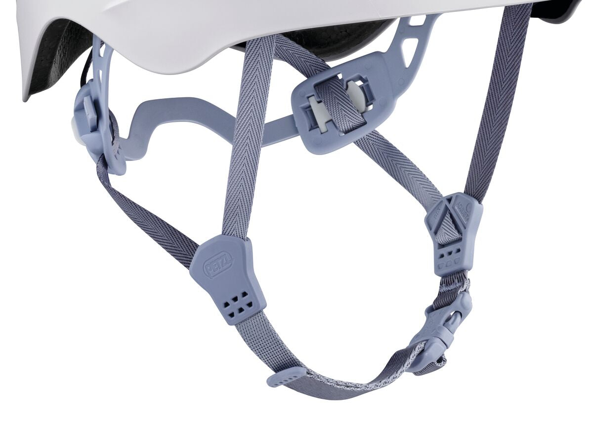 Petzl Borea® Women's Helmet White - Straps Close Up