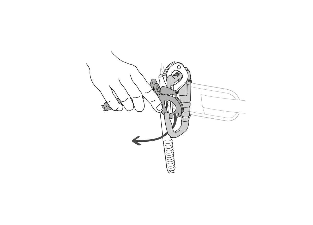 Petzl Caritool Evo Ice Screw Holder - CARITOOL EVO organises gear with one hand