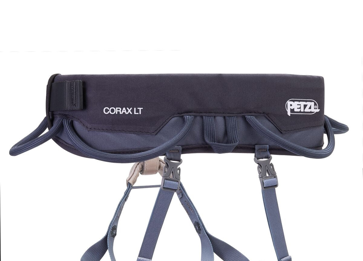 Petzl Corax LT Harness Dark Gray - Back Waist Straps