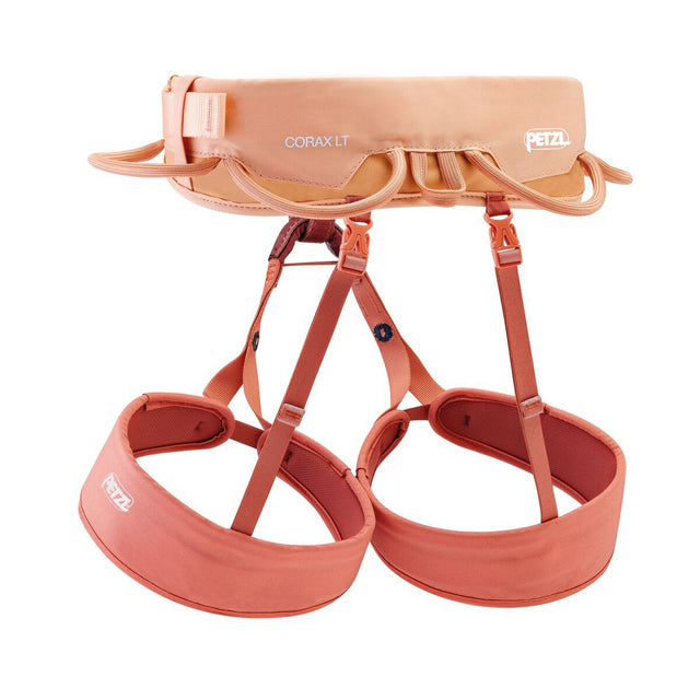 Petzl Corax LT Women's Harness Coral Sand - Front