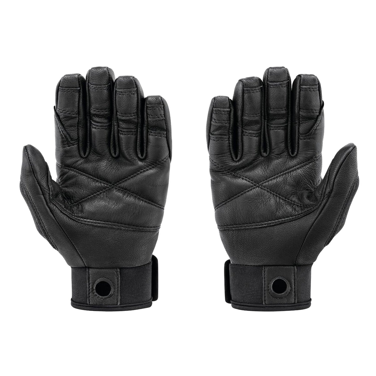 Petzl Cordex Plus Belay-Abseiling Gloves Black - Front