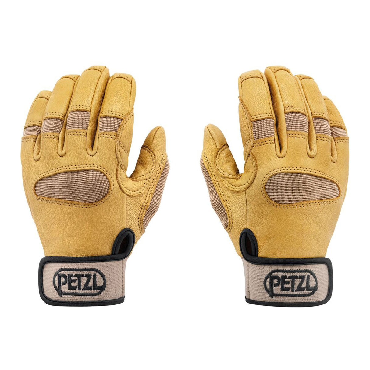 Petzl Cordex Plus Belay-Abseiling Gloves Tan - Back