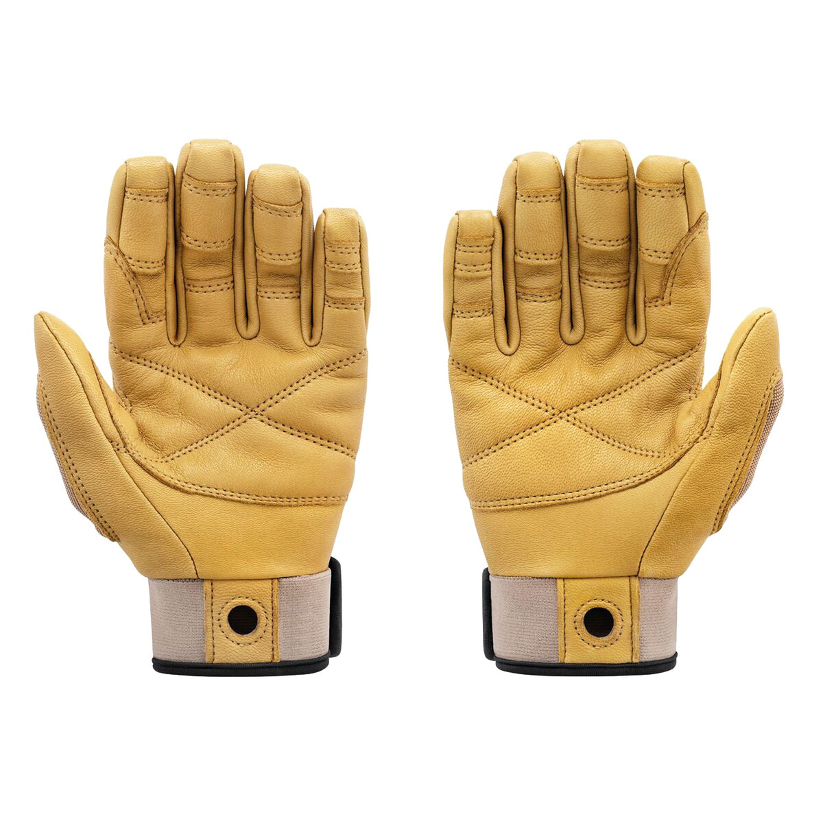Petzl Cordex Plus Belay-Abseiling Gloves Tan - Front