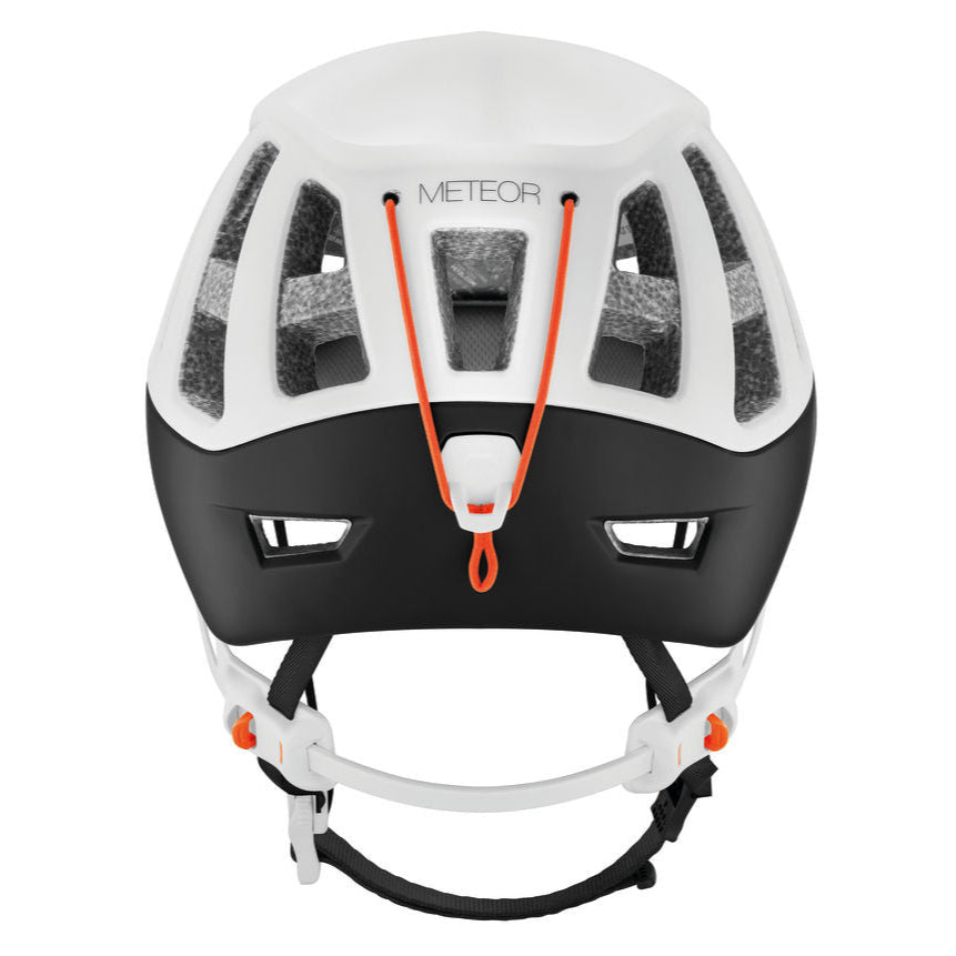 Petzl Meteor Helmet White/Black - Back View