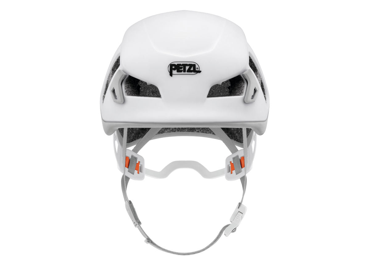 Petzl Meteora Women's Helmet White/Grey - Back View