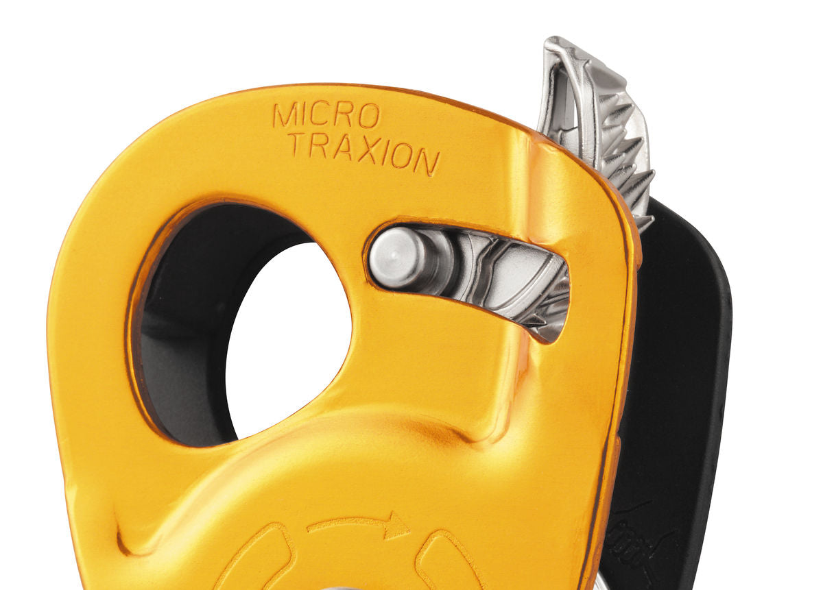 Petzl Micro Traxion Pulley - Close Up of Carabiner Hole