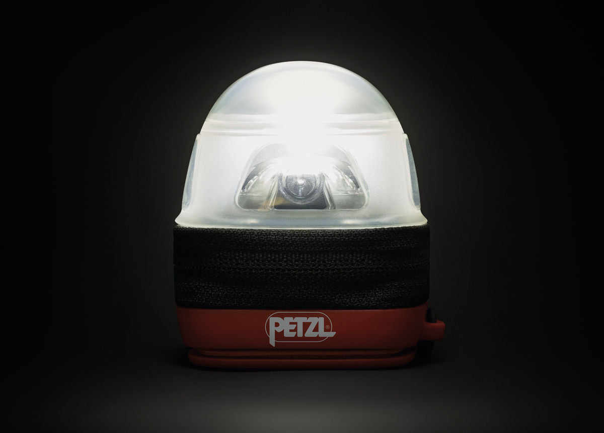 Petzl Noctilight Protective Headlamp Case - Front Lit Up