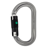 Petzl Ok Carabiner Ball-Lock Grey - Front Locked
