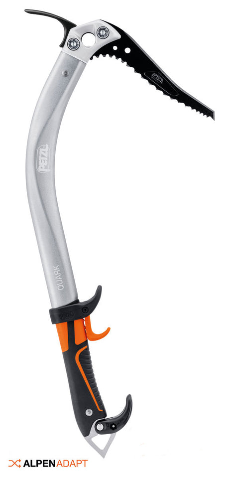 Petzl Quark With Adze Ice Tool - Steel Spike Front