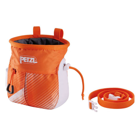 Petzl Sakapoche Chalk Bag Orange White - Product Overview