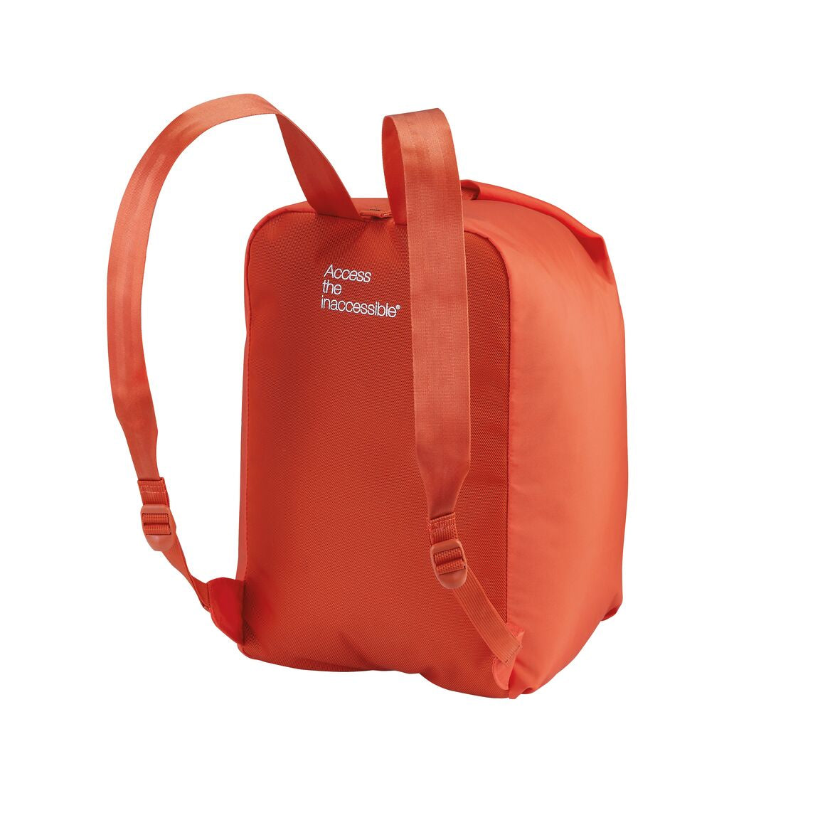 Petzl Split Rope Bag Red/Orange - Back Angled View
