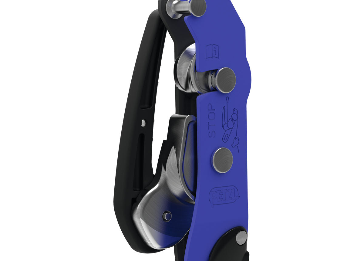 Petzl Stop Assisted Braking Descender - Functions Close Up