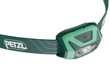 Petzl Tikkina® 300 Headlamp Green - Close Up of Power Button