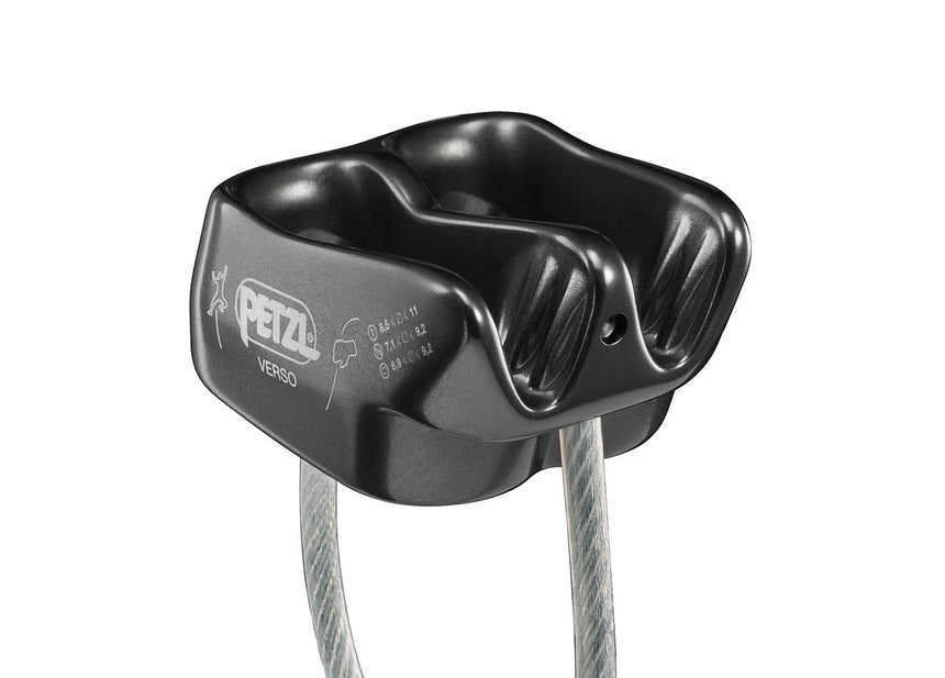Petzl Verso Belay-Rappel Device Grey - Durable and lightweight